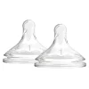 Level 1 Wide Neck Silicone Nipple (2 Pack)