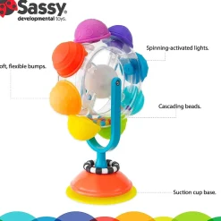 Light Up Rainbow Reel Tray Toy