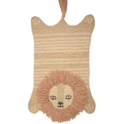 Lion Shape Wool Rug