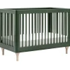 Lolly 3-in-1 Crib - Forest Green/Washed Natural