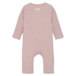 Long Sleeve Melange Rib Romper