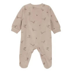 Long Sleeve Velour Romper