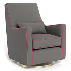 Luca Glider - Wool Fabric with Swivel Base