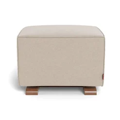 Luca Ottoman - Wool Fabric with Walnut Base