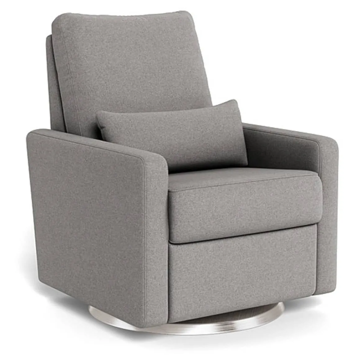 Matera Glider Motorized Swivel Recliner - Wool Fabric
