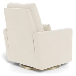 Matera Glider Swivel Recliner with Gold Base