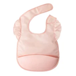 Mess-Proof Silicone Ruffle Pocket Bib