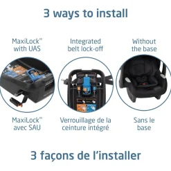 Mico Luxe+ Car Seat - Onyx Sand