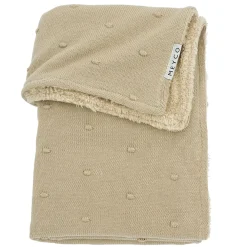 Mini Knots Teddy Crib Blanket