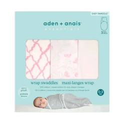 Minky Easy Swaddle Wrap (3 Pack)