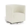Mitchell Swivel Chair - Faux Sheepskin