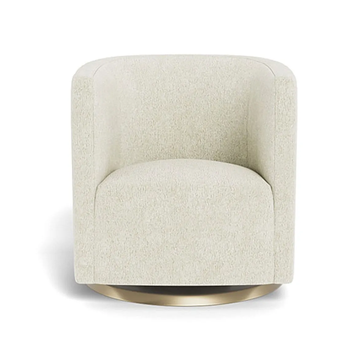 Mitchell Swivel Chair - Faux Sheepskin