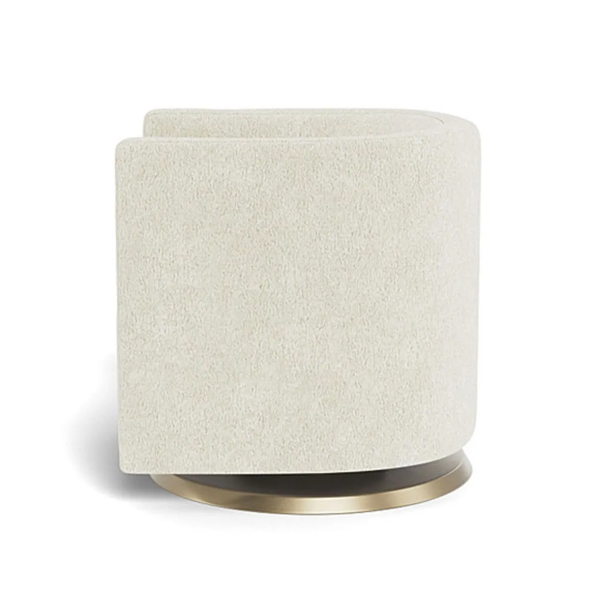 Mitchell Swivel Chair - Faux Sheepskin