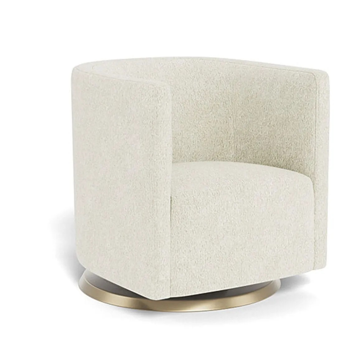 Mitchell Swivel Chair - Faux Sheepskin