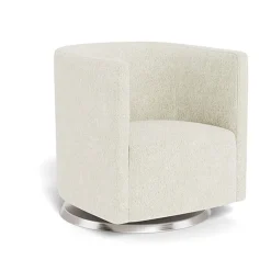 Mitchell Swivel Chair - Faux Sheepskin