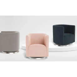 Mitchell Swivel Chair - Wool Fabric