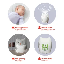 Moonlight & Melodies Sound Machine Owl