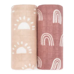 Muslin Swaddle Blankets (2 Pack)