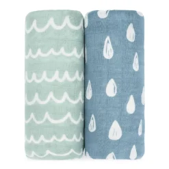 Muslin Swaddle Blankets (2 Pack)