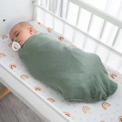 Muslin Swaddle Blankets (4 Pack)