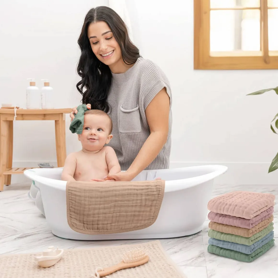 Muslin Washcloths (6 Pack)