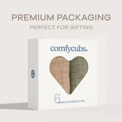 Muslin Washcloths (6 Pack)