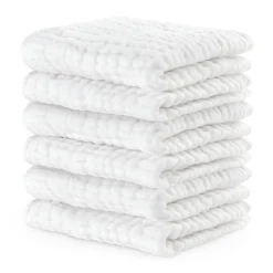 Muslin Washcloths (6 Pack)