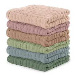 Muslin Washcloths (6 Pack)