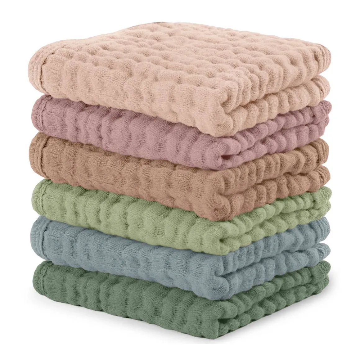 Muslin Washcloths (6 Pack)