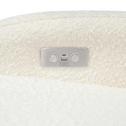 Nami Electronic Glider Recliner with USB (Boucle)