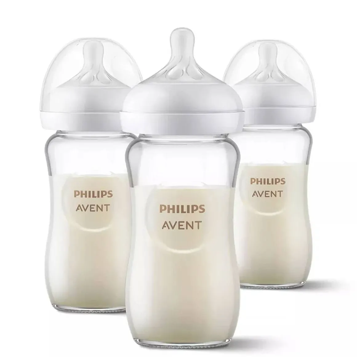 Natural Glass Bottle (8 oz, 3 Pack)