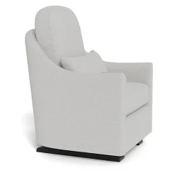 Nessa Glider - Fabric with Espresso Base