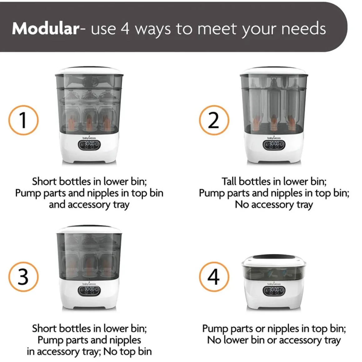 One Step Baby Bottle Sterilizer Dryer Advanced