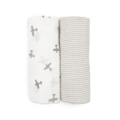 Organic Cotton Muslin Swaddle (2 Pack)