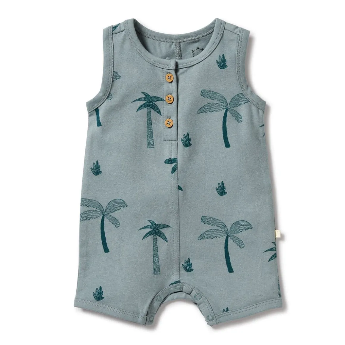 Organic Henley Growsuit