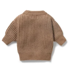 Organic Knitted Bear Jumper