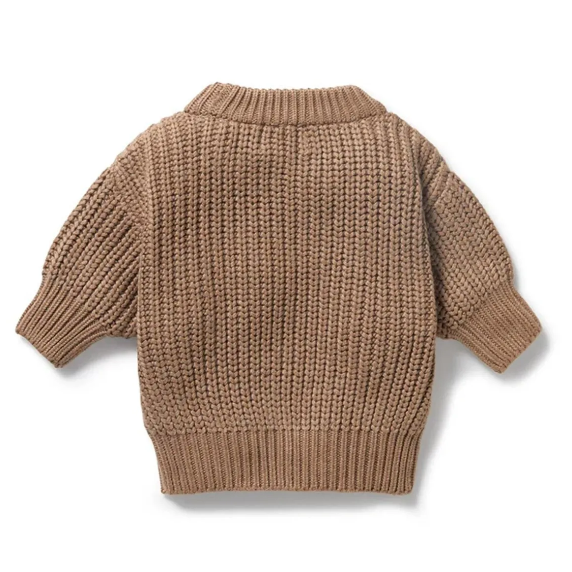 Organic Knitted Bear Jumper