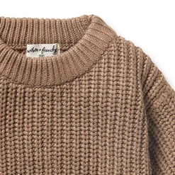 Organic Knitted Bear Jumper