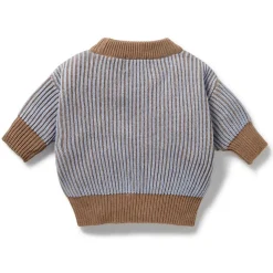 Organic Knitted Ribbed Jumper
