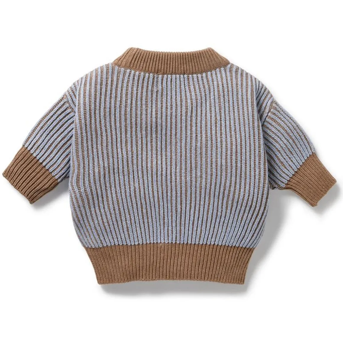 Organic Knitted Ribbed Jumper