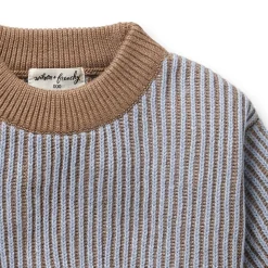 Organic Knitted Ribbed Jumper
