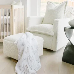 Ottoman with Wood Base (Grade D)