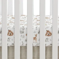 Painted Forest 4 Piece Crib Set