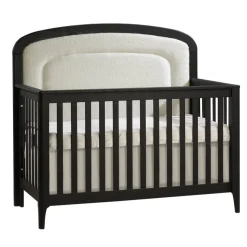 Palo 5-in-1 Crib with Beige Boucle Upholstered Panell