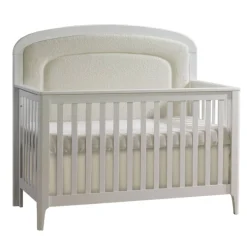 Palo 5-in-1 Crib with Beige Boucle Upholstered Panell