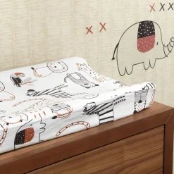 Patchwork Jungle Change Pad Cover