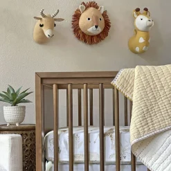 Plush Head Wall Decor