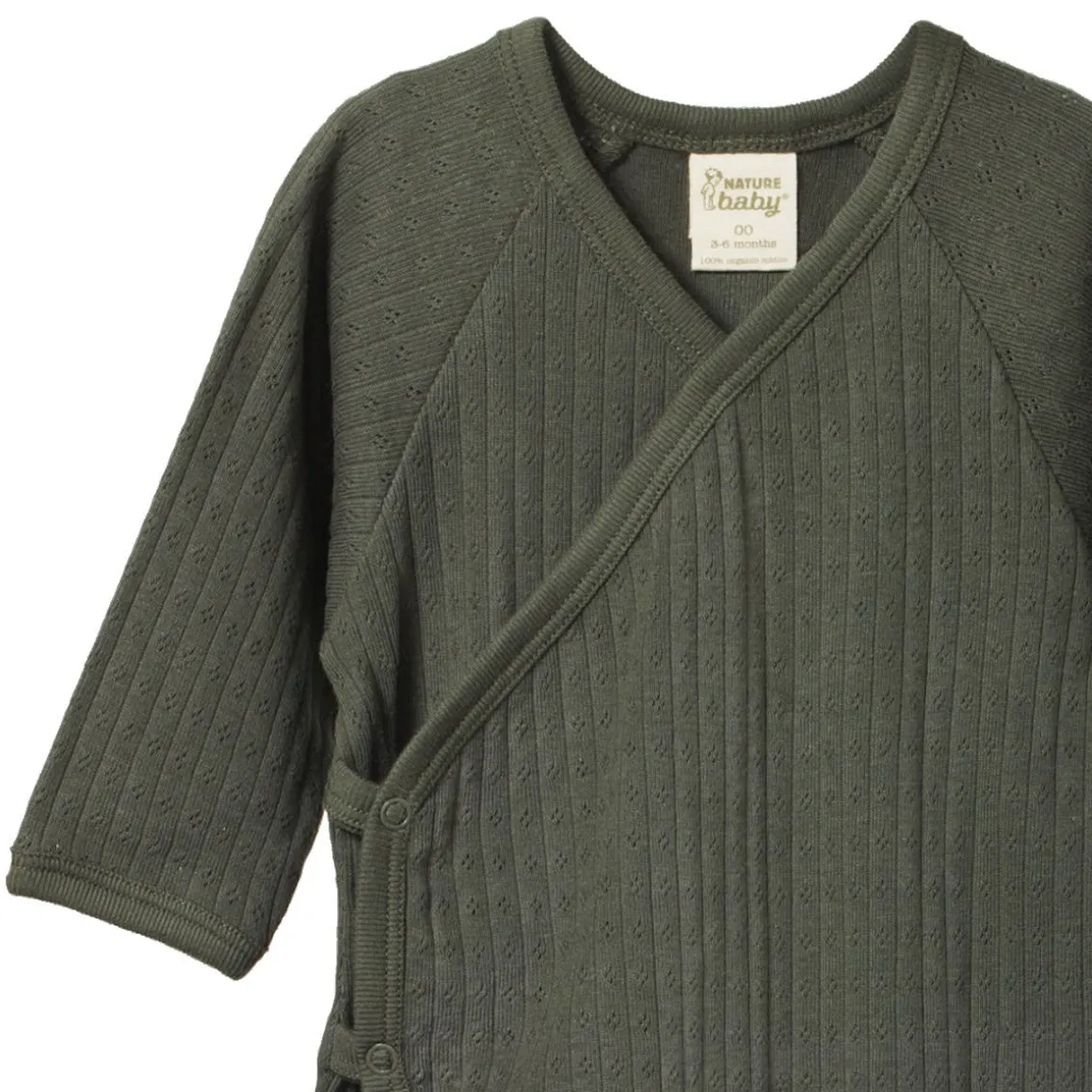 Pointelle Kimono Stretch & Grow Romper