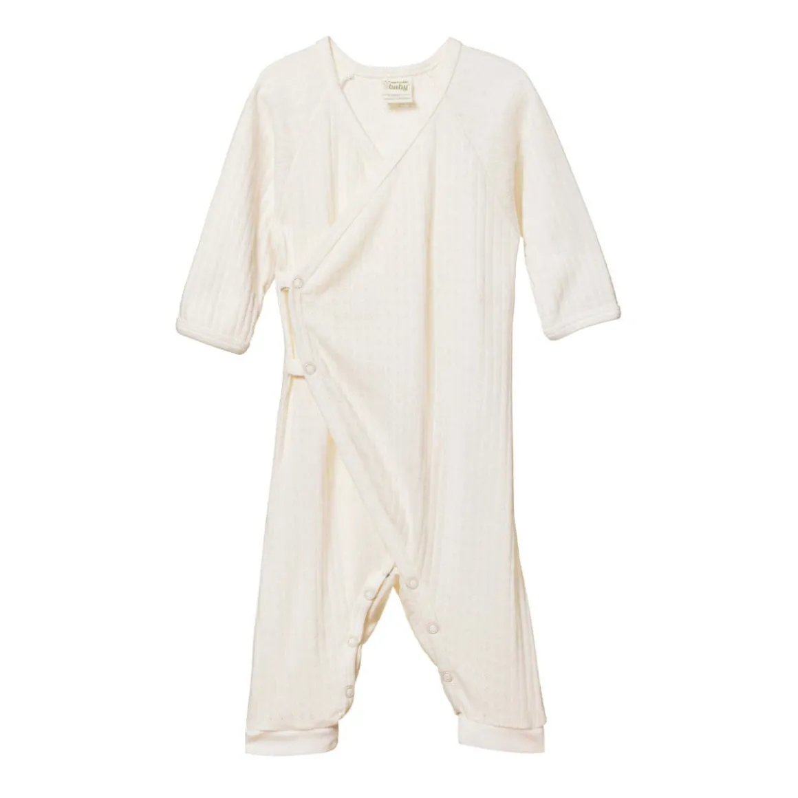 Pointelle Kimono Stretch & Grow Romper