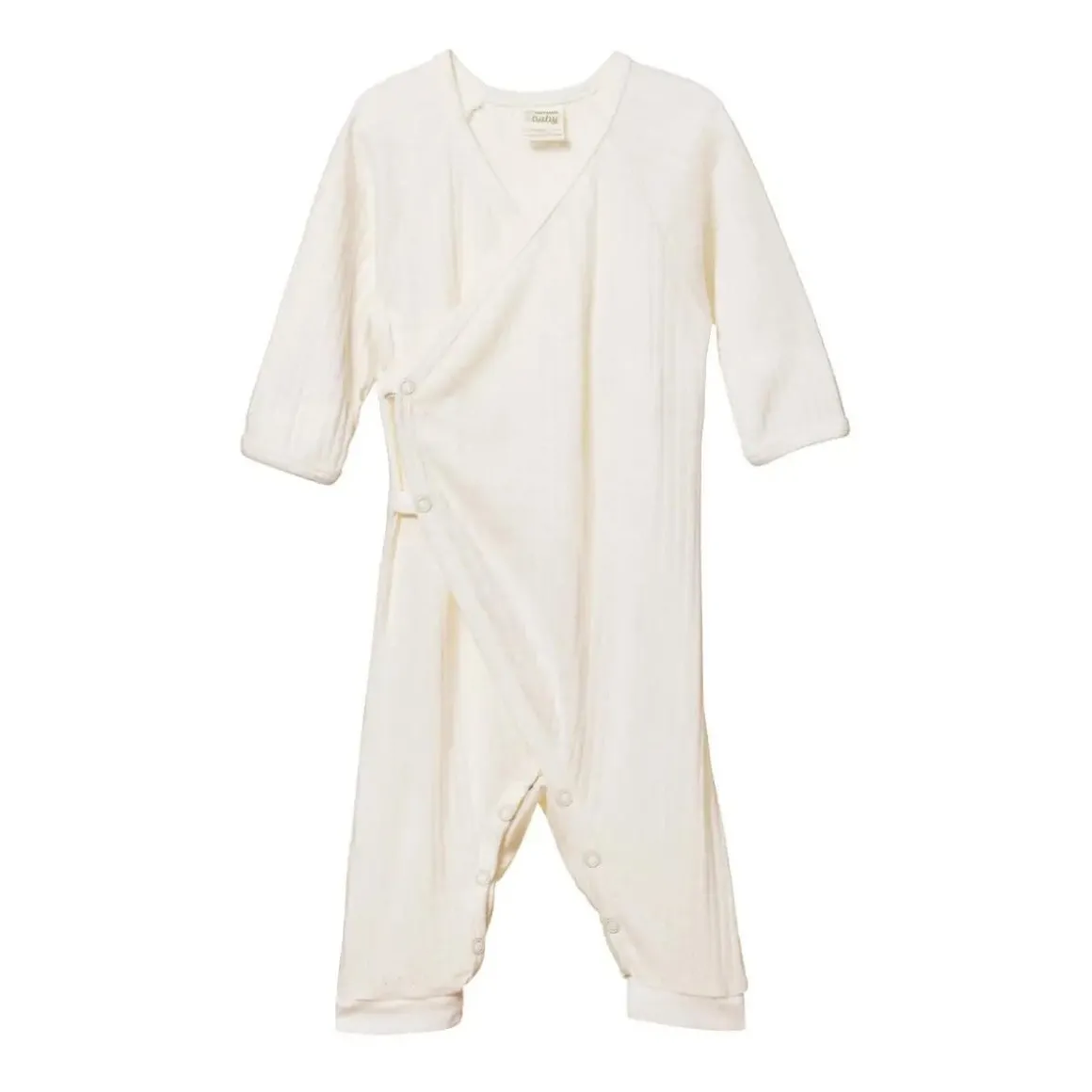 Pointelle Kimono Stretch & Grow Romper
